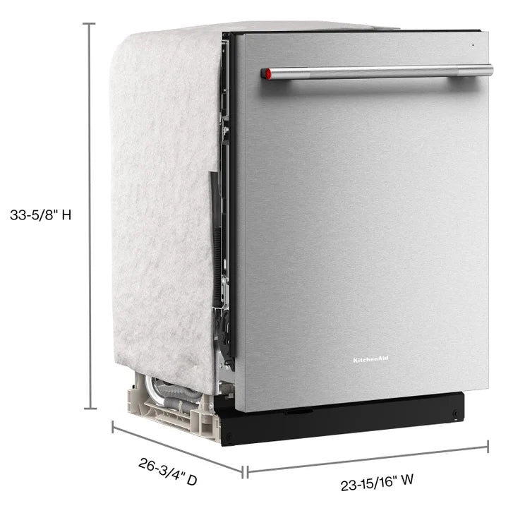 KitchenAid 24 in. 360 Max Jets Third Rack Dishwasher with Advanced ProDry System