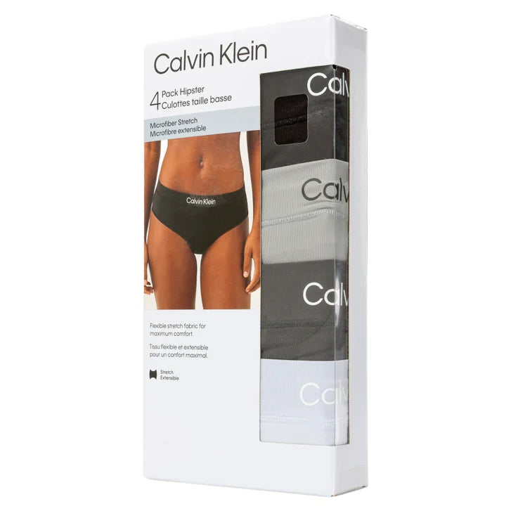 Calvin Klein Women's Curve Hipster, 4-pack
