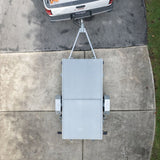 DK2 Galvanized Multi Purpose Folding Trailer, 4 ft. x 8 ft.