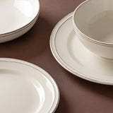 over&back Stoneware Dinnerware Set, 16-pieces