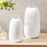 Evergreen LED Porcelain Lantern, 2-piece