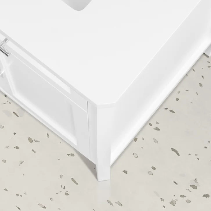 OVE Decors Renfrew Vanity with Quartz Top in White