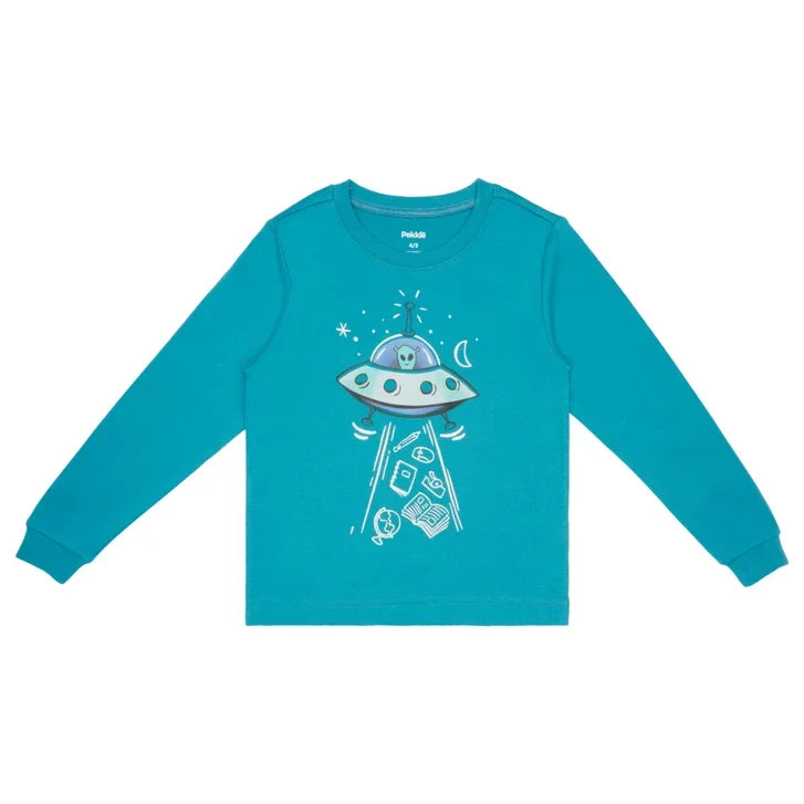 Pekkle Kids Organic Cotton 4-piece Pajama Set