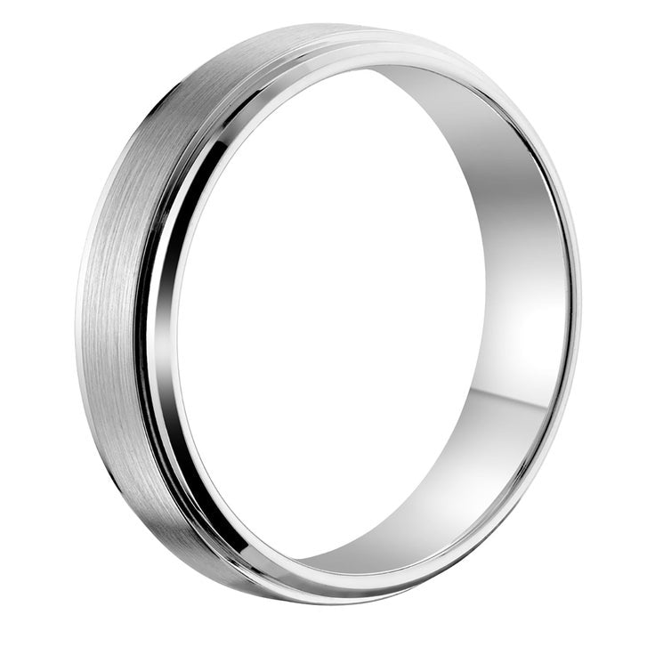 White Gold Men's Wedding Band
