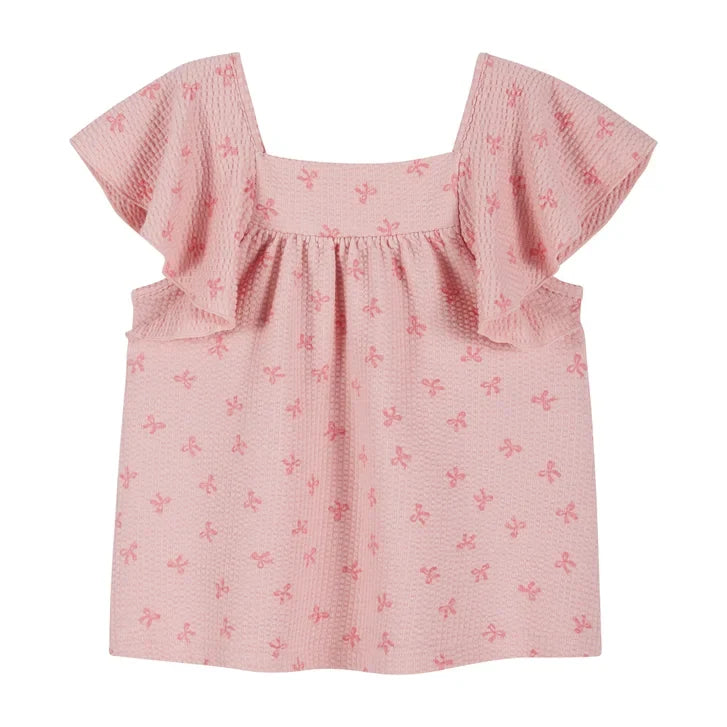 Andy & Evan Girls Textured Knit 2-piece Set