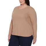 Kirkland Signature Women's Long Sleeve Slub Tee