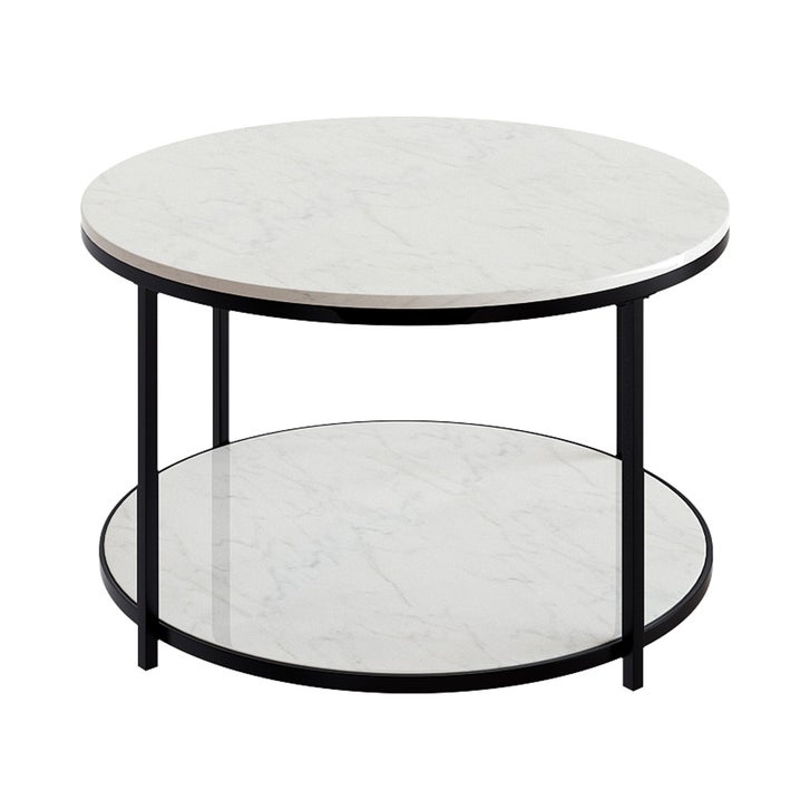 Appollo Florence 78.7 cm (31 in.) Round Table with Marble Top