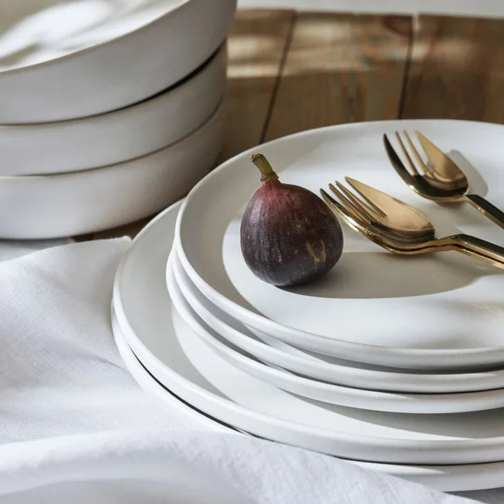 Stone Lain Macchio Stoneware Dinnerware Set, 12-pieces
