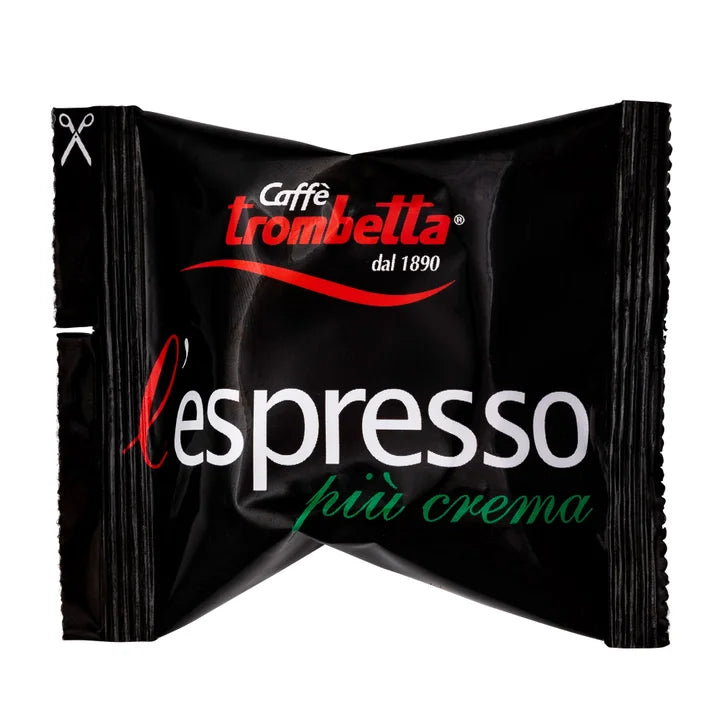 Caffè Trombetta Espresso Coffee Nespresso Compatible Capsules, 100-count