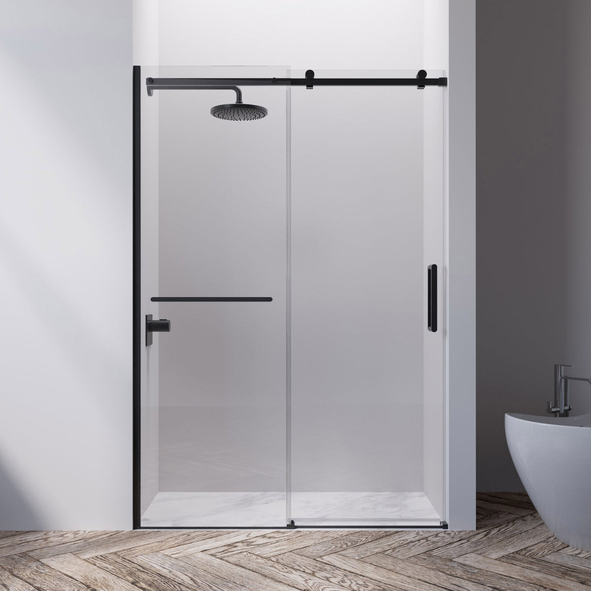 Hydro Vision 60 in. Reversible Alcove Shower Door and Base