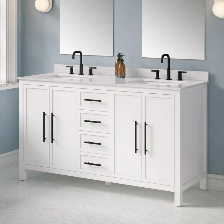 OVE Decors Eliot 60 in. Vanity with Quartz Countertop
