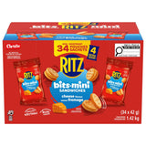 Ritz Bits Mini Sandwiches, Cheese Flavoured Crackers, 34 × 42 g