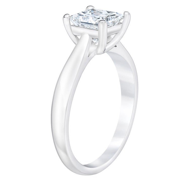 1.70 ct Princess Cut, Clarity VVS2, Colour G, Diamond Solitaire Ring