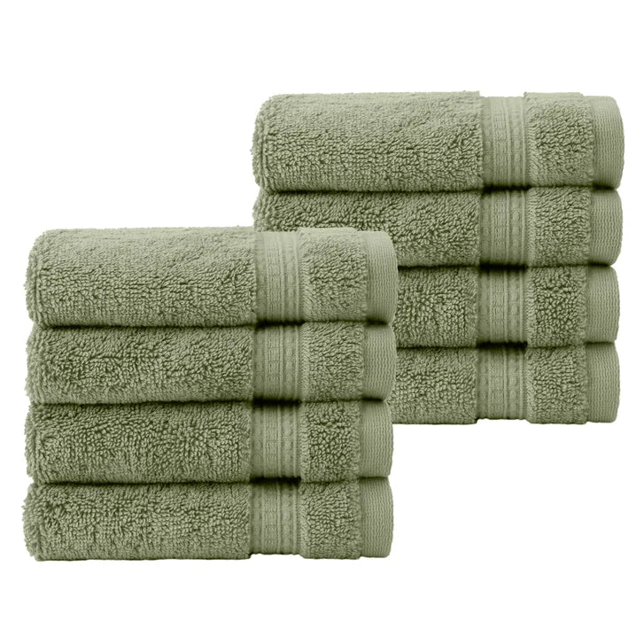 Serene Home Collection Wash Cloth Set, 8-pack