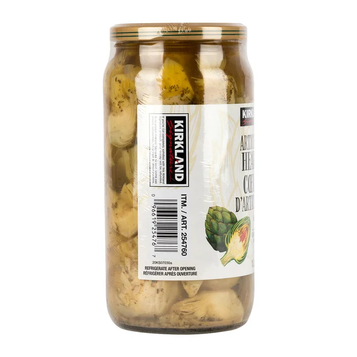 Kirkland Signature Artichoke Hearts in Oil, 2 x 1 L