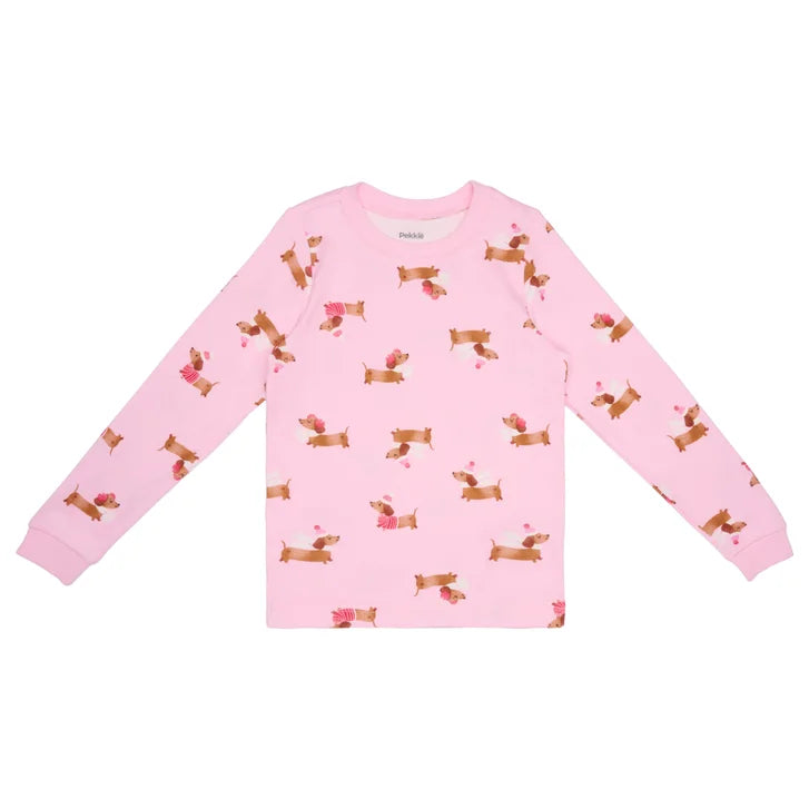 Pekkle Kids Organic Cotton 4-piece Pajama Set