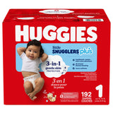 Huggies Little Snugglers Plus Diapers, Sizes 1 - 2