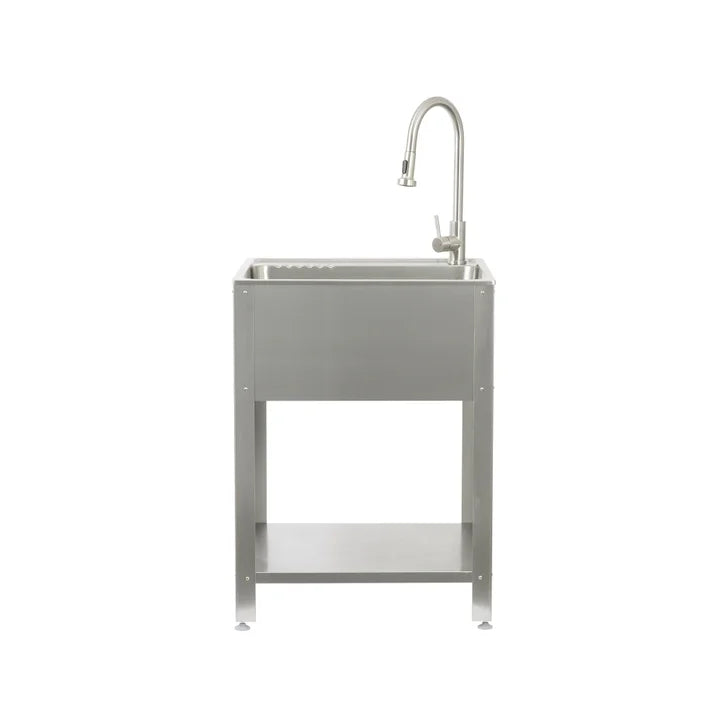 Transform 24.2 in. Freestanding Utility Sink With Faucet