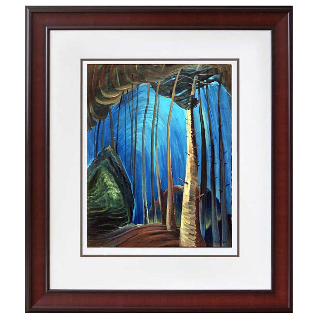 Blue Sky Framed Print by Emily Carr