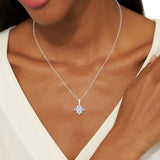 Round Brilliant Diamond Figure 8 Pendant (0.20 ctw)