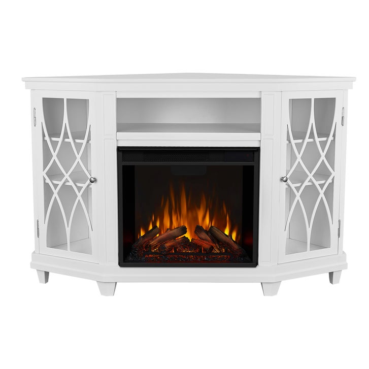 Real Flame Lynette 129.5 cm (51 in.) Media Corner Fireplace