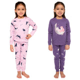 Pekkle Kids Organic Cotton 4-piece Pajama Set
