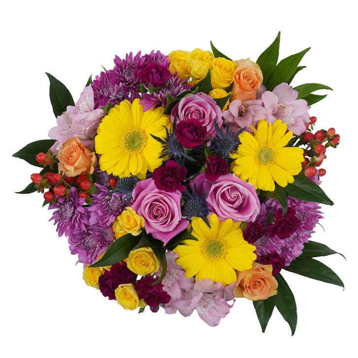 Birthday Blooms Bouquet with Vase