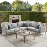 Palermo 5-piece Patio Sectional Conversation Set