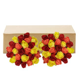 Roses, 48 Stems - Sunset Trio