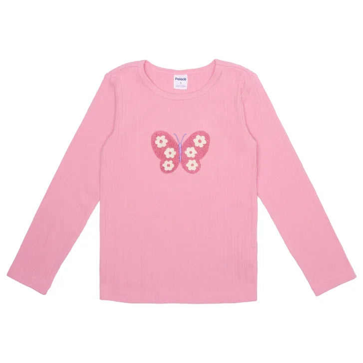 Pekkle Boys' and Girls' Micro Polar Long Sleeve Fleece Shirt and Tee, 2-piece