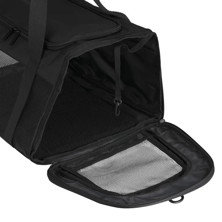 Bugatti Downtown Essential Pet Carrier Black Duffle