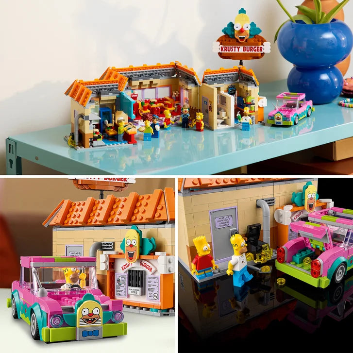 LEGO Icons The Simpsons: Krusty Burger 10352 with Bonus LEGO Fortnite Supply Llama 77071