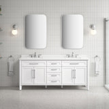 OVE Decors Renfrew Vanity with Quartz Top in White