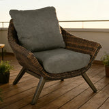 WCC Patio Cushioned Woven Chair