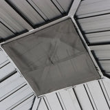 Dunham Aluminum Gazebo with Wood Finish