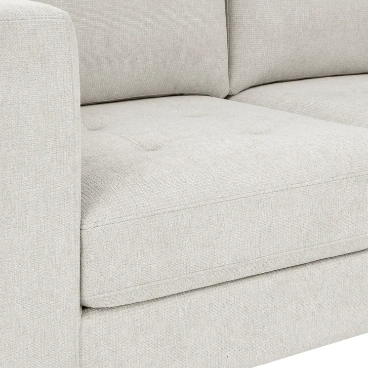 Thomasville Fabric Sofa with Ottoman