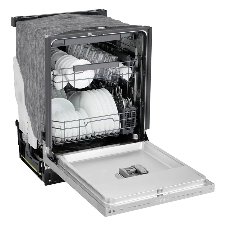 LG 24 in. Stainless Steel FlushFit Top Control Dishwasher with AutoVentDry