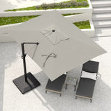 Sirio 4 m x 3 m (13 ft. x 10 ft.) Cantilever Umbrella
