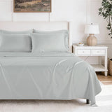 Hotel Signature Cotton Sateen Sheet Set, 6-piece