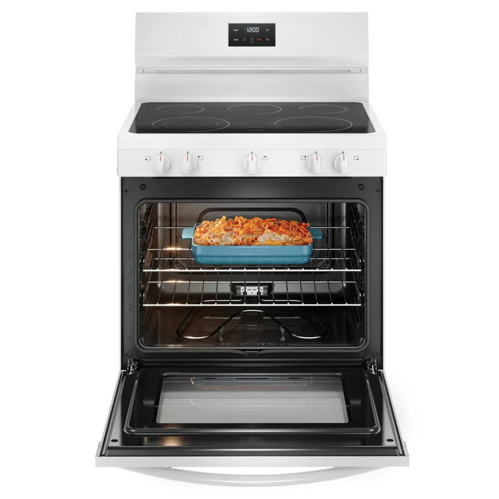 Frigidaire 30 in 5.3 cu ft. Electric 5-Burner Range with Even Baking Technology
