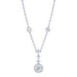 Round Brilliant Diamond Necklace (0.65 ctw)