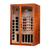 Dynamic Saunas Santiago 2-person Canadian Hemlock Full Spectrum Ultra Low EMF Infrared Sauna
