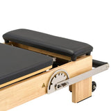 Hisooth StudioSolid Stationary Pilates Reformer 60cm Maple Frame