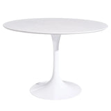 Orchid Round Solid Quartz Dining Table, 111.8 cm (44 in.) diameter