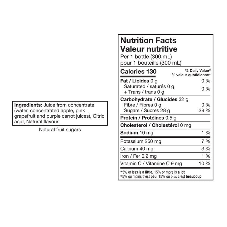 Oasis Ruby Red Grapefruit Burst Juice, 24 x 300 mL