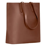 Champs Onyx Collection Leather Vertical Business Tote, 13 L