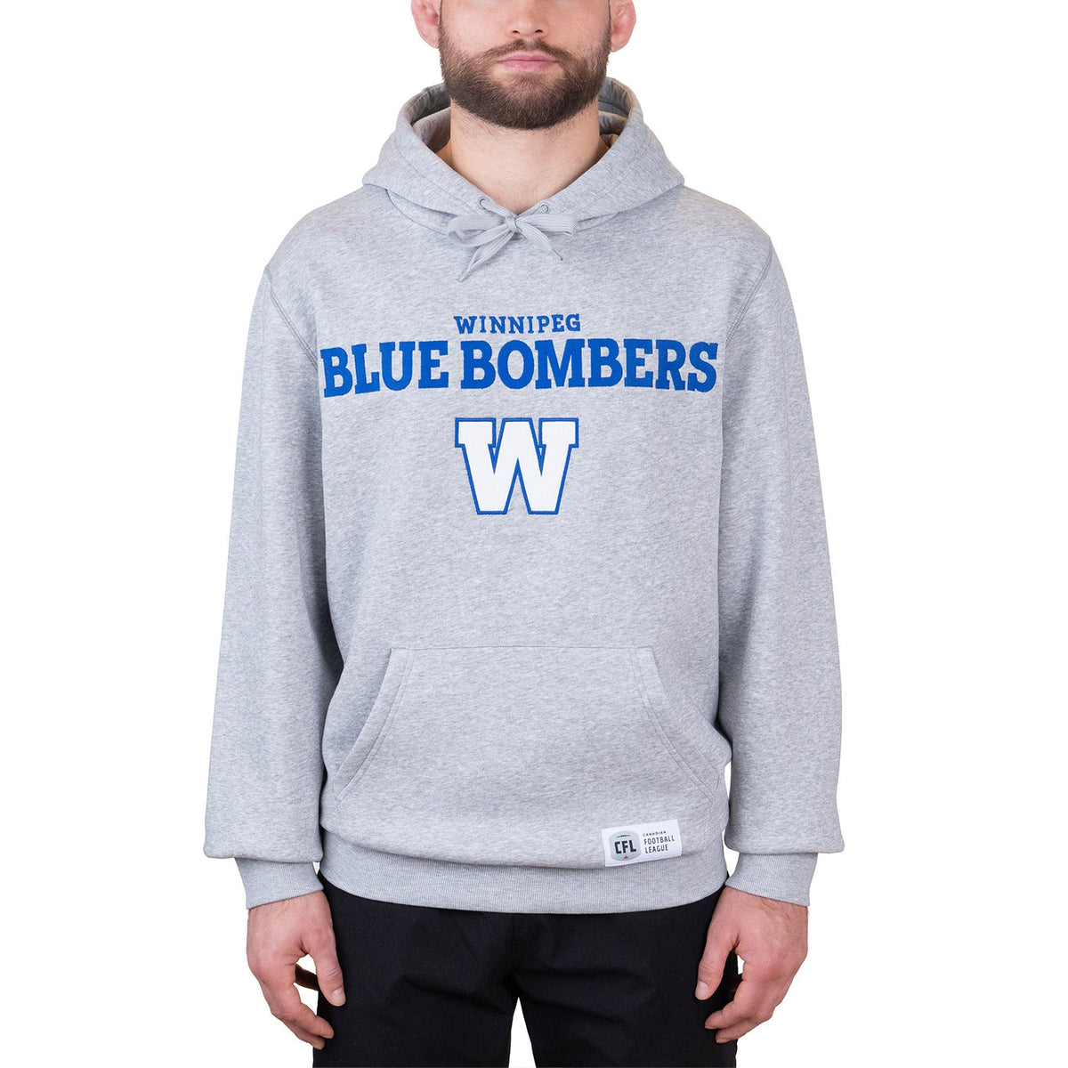 CFL Men's Official Canadian Football Hoodie - Winnipeg Blue Bombers