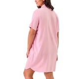 Martha Stewart Women's Notch Collar Nightshirt, 2-pack