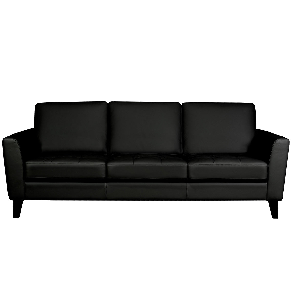 Riviera Contemporary Top Grain Leather Sofa