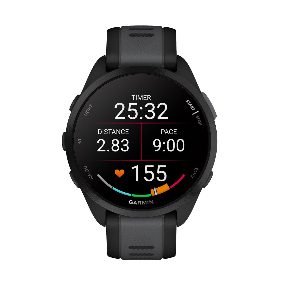Garmin Forerunner 165 Smartwatch, includes USB-C and USB-A Charging Cables
